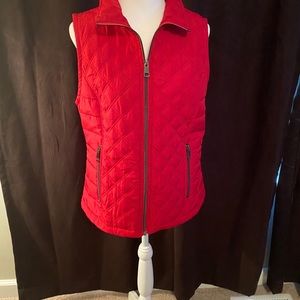 Women’s red vest